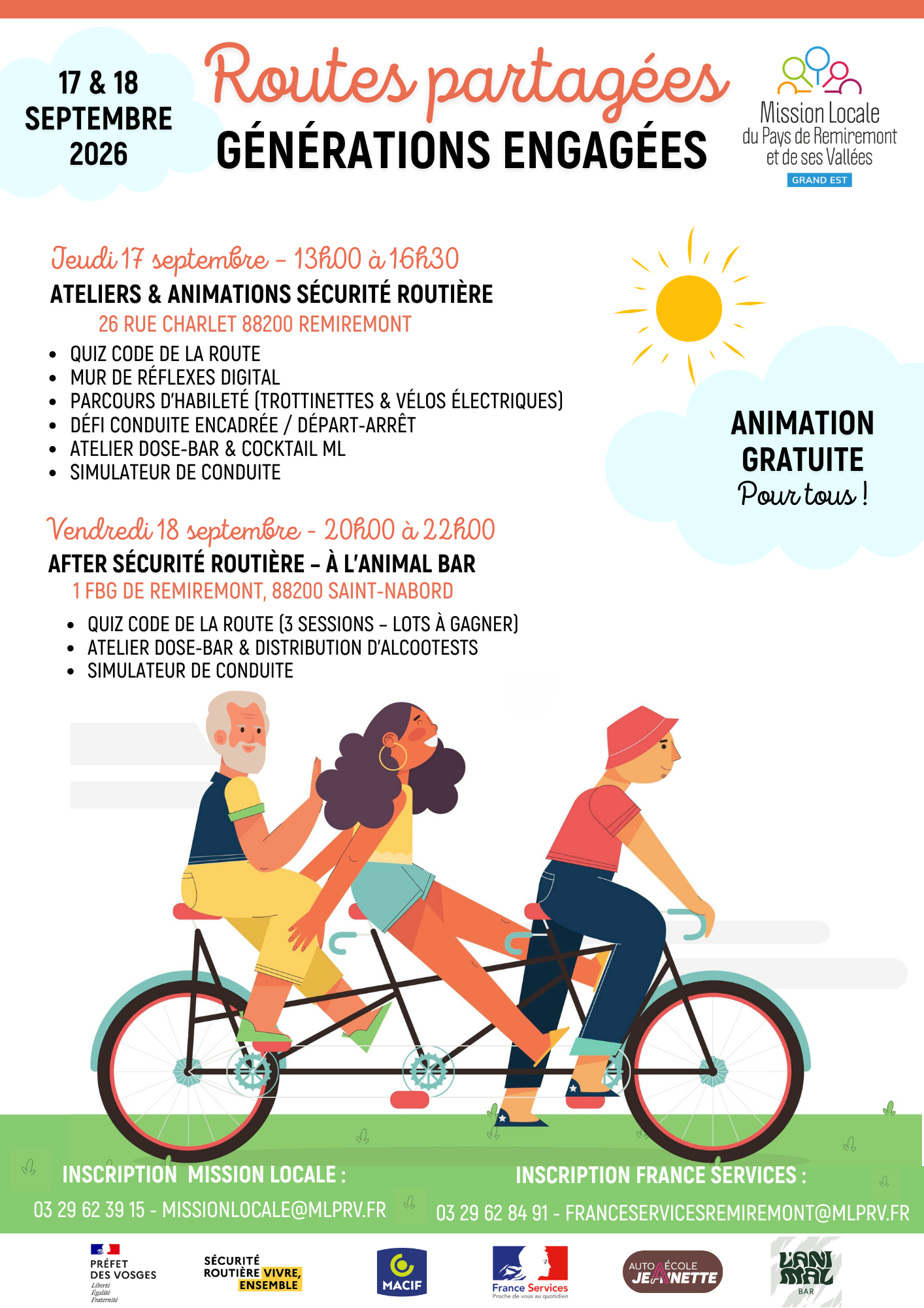 Flyer sécurité routière